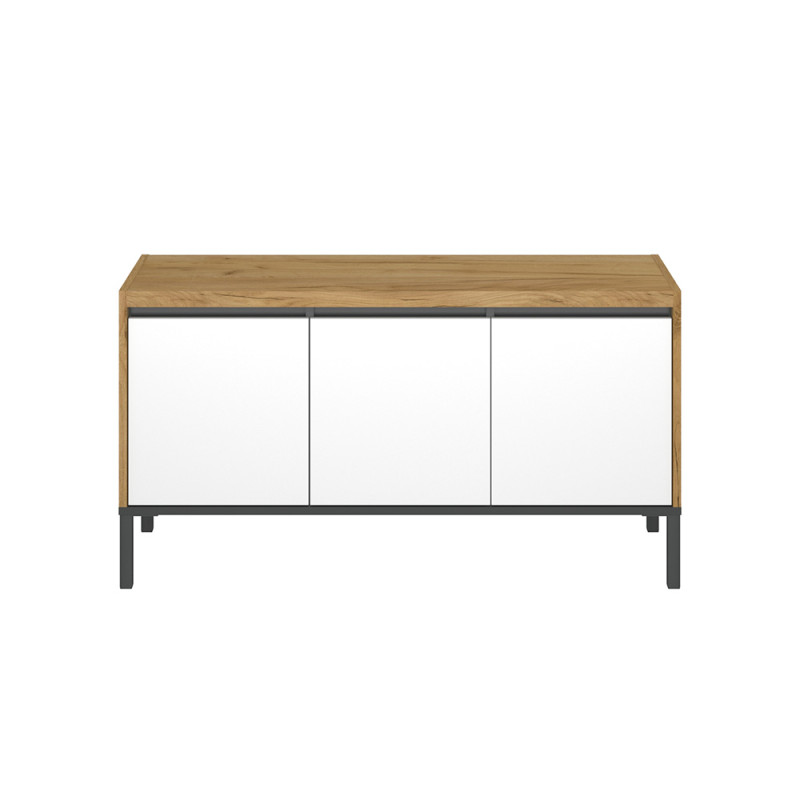 Έπιπλο Τηλεόρασης Palmor Χρυσό Δρυς-Λευκό 113.5x40x60cm Έπιπλο Τηλεόρασης Palmor Χρυσό Δρυς-Λευκό 113.5x40x60cm