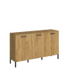 Μπουφές Santes Χρυσό Δρυς-Γραφίτη 155x42x92.5cm Μπουφές Santes Χρυσό Δρυς-Γραφίτη 155x42x92.5cm