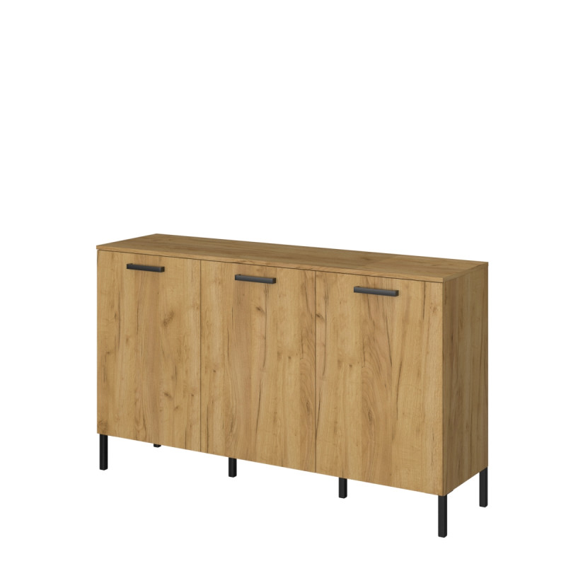 Μπουφές Santes Χρυσό Δρυς-Γραφίτη 155x42x92.5cm Μπουφές Santes Χρυσό Δρυς-Γραφίτη 155x42x92.5cm