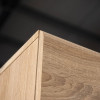 Μπουφές Solo 80x41x82cm Sonoma με Wenge και MDF Καμπυλωτό τελείωμα στις πόρτες Μπουφές Solo 80x41x82cm Sonoma με Wenge και MDF Καμπυλωτό τελείωμα στις πόρτες