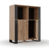 Μπουφές OLD WOOD Χρυσός Δρύς με Μαύρο, 106.2x44xx128.5εκ Μπουφές OLD WOOD Χρυσός Δρύς με Μαύρο, 106.2x44xx128.5εκ