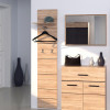 Κρεμάστρα Solo 40x30x194cm Sonoma με λεπτομέρειες Wenge και MDF Καμπυλωτό τελείωμα Κρεμάστρα Solo 40x30x194cm Sonoma με λεπτομέρειες Wenge και MDF Καμπυλωτό τελείωμα