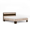Κρεβάτι Scarlet Διπλό Με Σομιέ Σονόμα-Βέγκε 160x200cm Κρεβάτι Scarlet Διπλό Με Σομιέ Σονόμα-Βέγκε 160x200cm