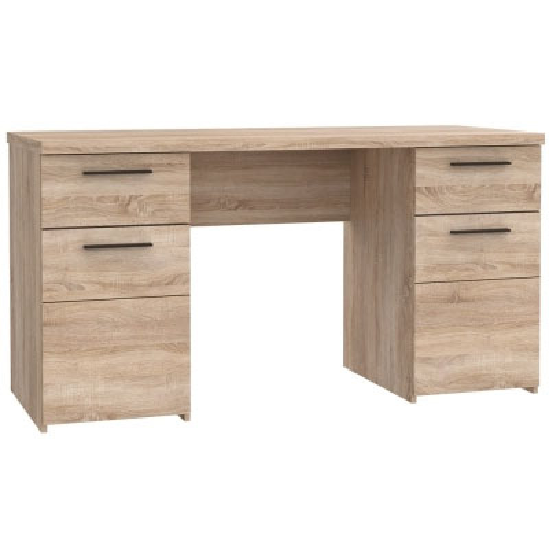 Γραφείο Solo 145 Sonoma με Wenge 145x60x76εκ Γραφείο Solo 145 Sonoma με Wenge 145x60x76εκ