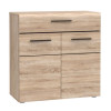 Μπουφές Solo 80x34x74cm Sonoma με Wenge και MDF Καμπυλωτό τελείωμα στις πόρτες Μπουφές Solo 80x34x74cm Sonoma με Wenge και MDF Καμπυλωτό τελείωμα στις πόρτες