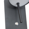 Φωτιστικό Τοίχου Led 3W 3000K Μαύρο 12x16.5x22.5cm Φωτιστικό Τοίχου Led 3W 3000K Μαύρο 12x16.5x22.5cm