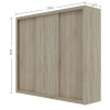 Ντουλάπα Grandio Σονόμα 250x60x215cm
