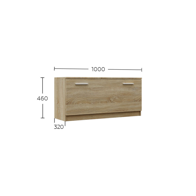 Παπουτσοθήκη Reno Σονόμα 100x32x46cm Παπουτσοθήκη Reno Σονόμα 100x32x46cm