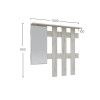 Σετ Εισόδου Reno-S Λευκό 100x32x200cm