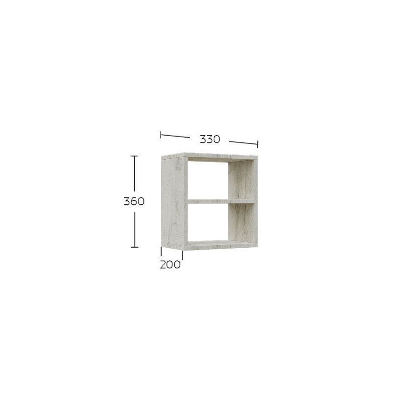 Σετ Εισόδου Reno-S Λευκό 100x32x200cm