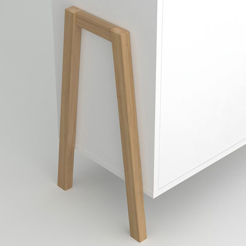 Βιβλιοθήκη Belle Λευκό 102.5x41x197cm Βιβλιοθήκη Belle Λευκό 102.5x41x197cm