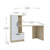 Γραφείο Standart Σονόμα Λευκό 150x59x120εκ Γραφείο Standart Σονόμα Λευκό 150x59x120εκ