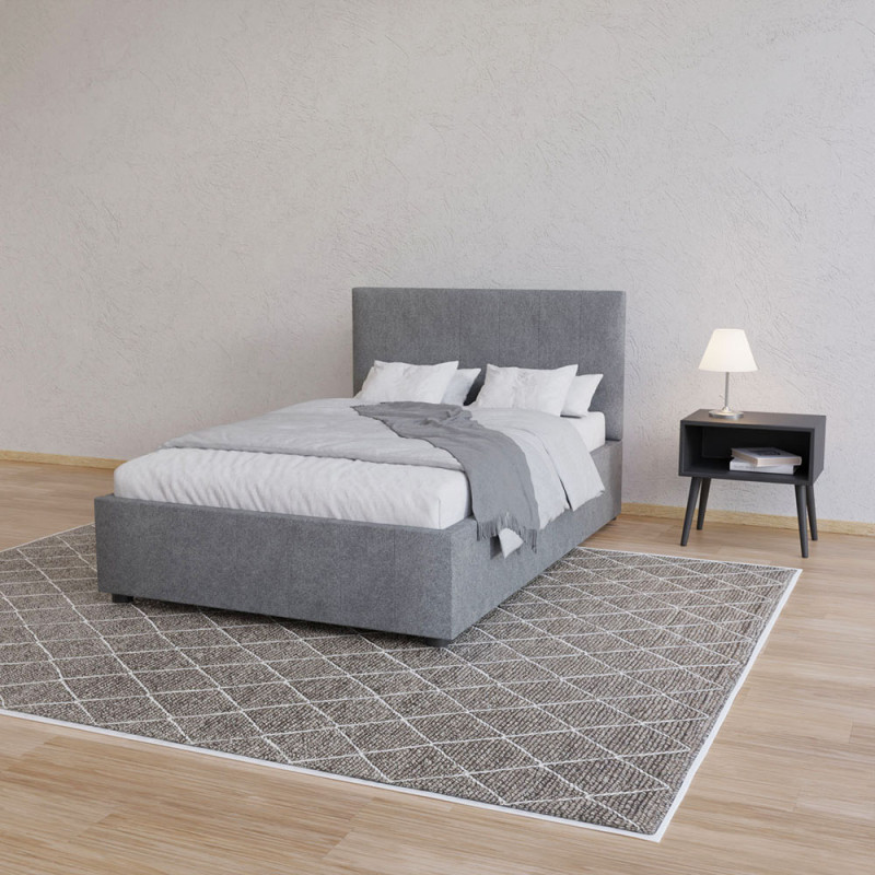 Κρεβάτι Billy Γκρι 120x200cm Κρεβάτι Billy Γκρι 120x200cm