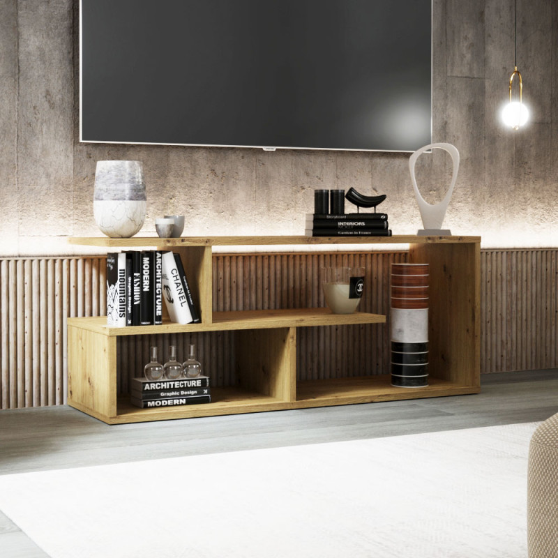 Έπιπλο TV Eden Δρυς 100x29.6x40cm Έπιπλο TV Eden Δρυς 100x29.6x40cm