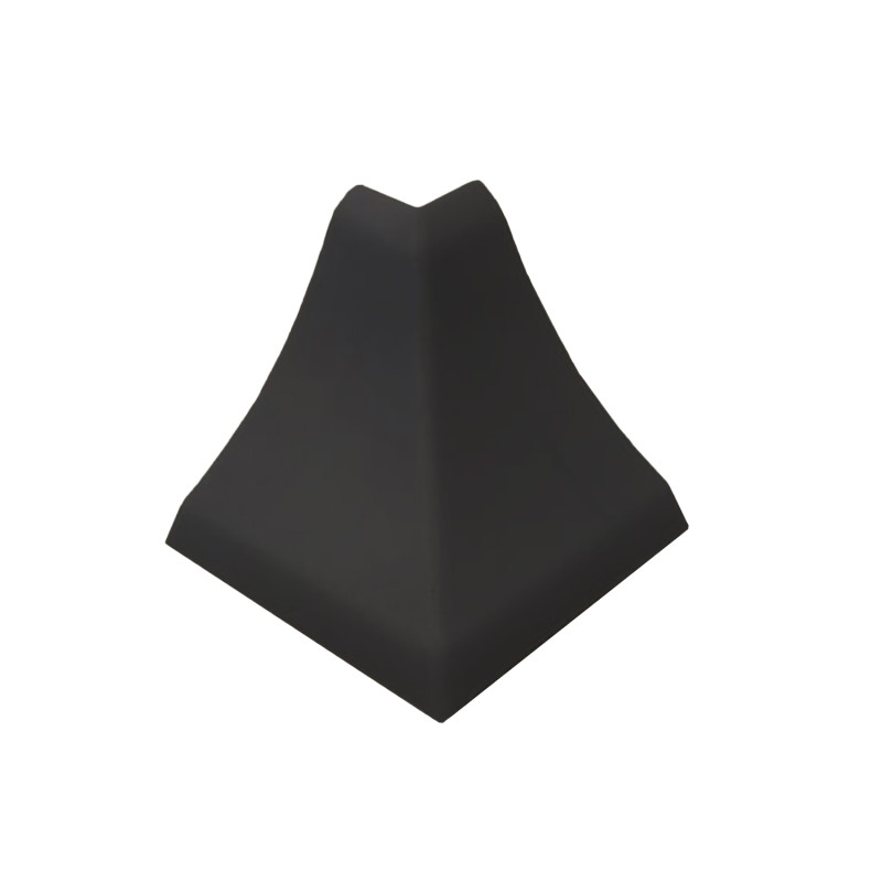 Γωνία Εξωτερική Αρμοκάλυπτρου Μαύρη 4x2.5x4cm