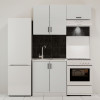 Κουζίνα Modest Σετ 3 Κουτιών Λευκό Άνω Κουτιά 140cm Κάτω 80cm Κουζίνα Modest Σετ 3 Κουτιών Λευκό Άνω Κουτιά 140cm Κάτω 80cm