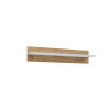 Κρεμαστό Ράφι Morocco Λευκό-Χρυσό Δρυς 120x20x20cm
