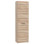 Ντουλάπα Μονόφυλλη Solo1D Sonoma με Wenge 45x58x197cm