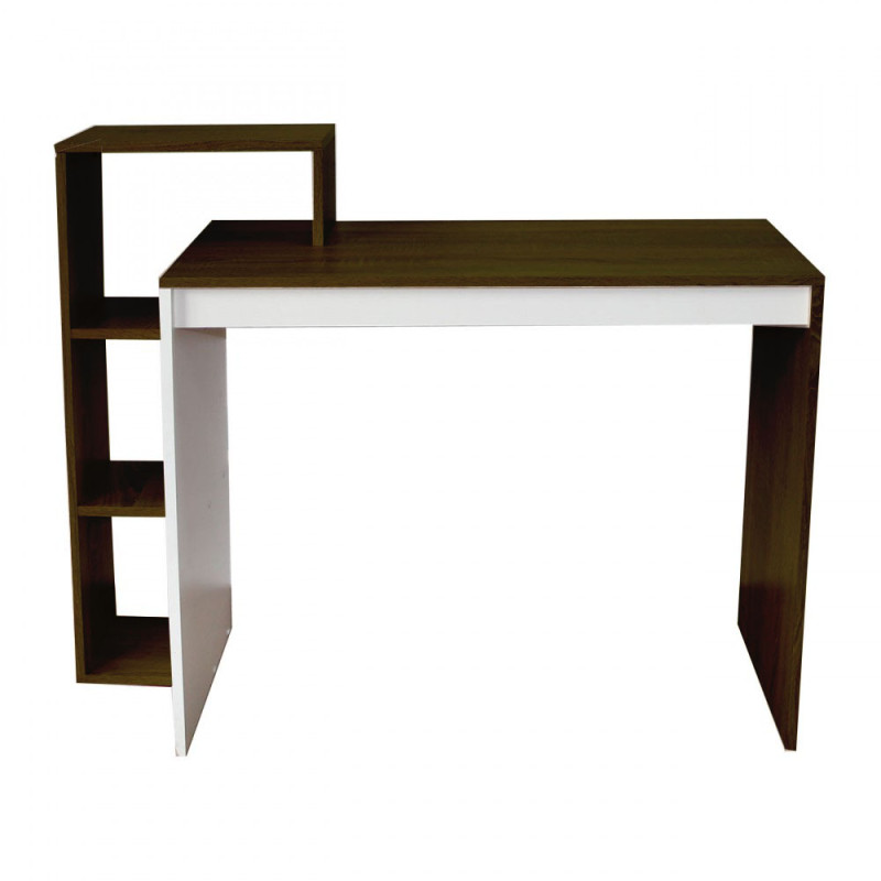 Γραφείο 110Ν Wenge-Λευκό 110x40x90εκ Γραφείο 110Ν Wenge-Λευκό 110x40x90εκ