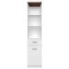 Top Mix Ραφιέρα 40x33x183cm Λευκή-Σονόμα