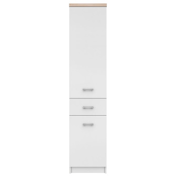Ντουλάπα Top Mix 40x33x183cm Λευκή-Σονόμα Ντουλάπα Top Mix 40x33x183cm Λευκή-Σονόμα