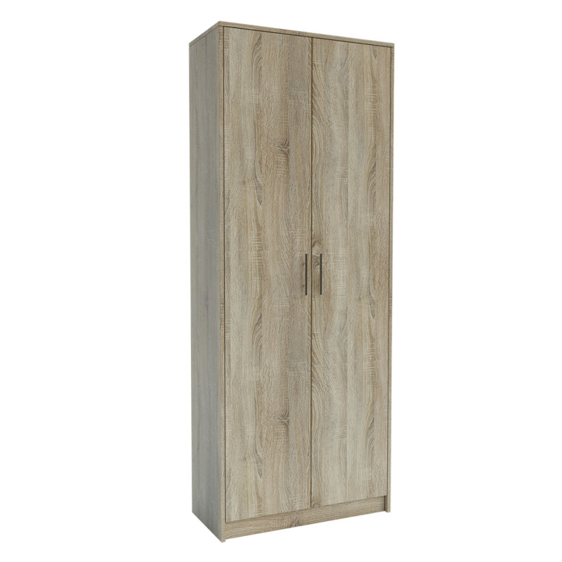 Ντουλάπα Milen με Ράφια Σονόμα 72.3x33.5x185.2cm Ντουλάπα Milen με Ράφια Σονόμα 72.3x33.5x185.2cm