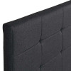Κρεβάτι Sissy Megapap υφασμάτινο χρώμα ανθρακί 160x200εκ. Κρεβάτι Sissy Megapap υφασμάτινο χρώμα ανθρακί 160x200εκ.