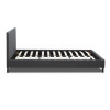 Κρεβάτι Flat Megapap υφασμάτινο χρώμα ανθρακί 150x200εκ. Κρεβάτι Flat Megapap υφασμάτινο χρώμα ανθρακί 150x200εκ.