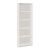 Βιβλιοθήκη Max Megapap χρώμα λευκό 58x23x170εκ. Βιβλιοθήκη Max Megapap χρώμα λευκό 58x23x170εκ.
