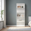 Βιβλιοθήκη Max Megapap χρώμα λευκό 58x23x170εκ. Βιβλιοθήκη Max Megapap χρώμα λευκό 58x23x170εκ.