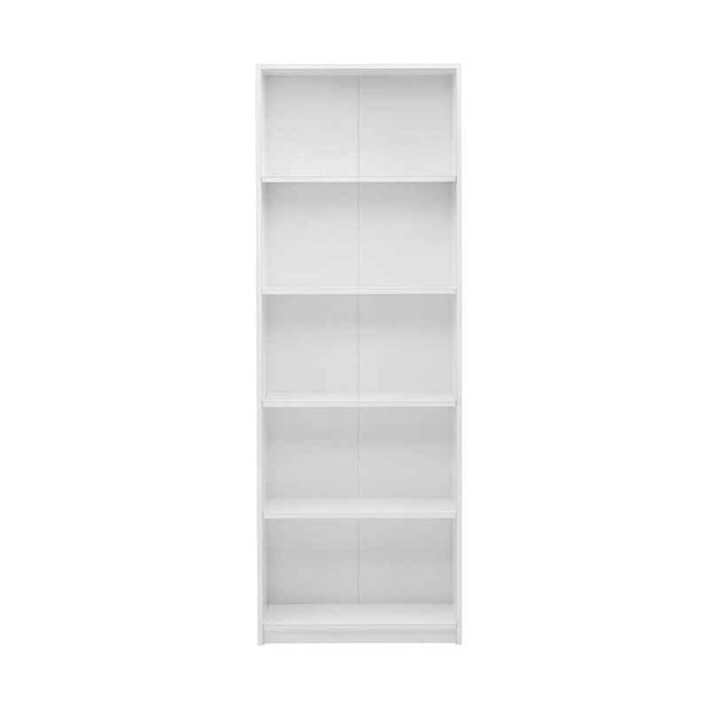 Βιβλιοθήκη Max Megapap χρώμα λευκό 58x23x170εκ. Βιβλιοθήκη Max Megapap χρώμα λευκό 58x23x170εκ.