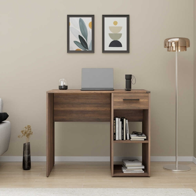 Γραφείο εργασίας Concept Megapap χρώμα καρυδί 90x52x75εκ. Γραφείο εργασίας Concept Megapap χρώμα καρυδί 90x52x75εκ.