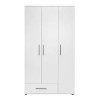 Ντουλάπα ρούχων Bianco Megapap τρίφυλλη με συρτάρια χρώμα λευκό 103x52x187εκ. Ντουλάπα ρούχων Bianco Megapap τρίφυλλη με συρτάρια χρώμα λευκό 103x52x187εκ.