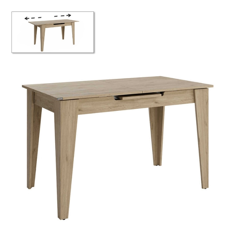 Τραπέζι Trendline Megapap επεκτεινόμενο χρώμα oak 120/150x70x75εκ. Τραπέζι Trendline Megapap επεκτεινόμενο χρώμα oak 120/150x70x75εκ.