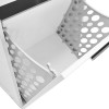 Ντουλάπι - Καλάθι απλύτων Diamond Megapap χρώμα λευκό gloss 52x38x83εκ. Ντουλάπι - Καλάθι απλύτων Diamond Megapap χρώμα λευκό gloss 52x38x83εκ.