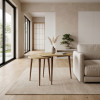 Τραπεζάκι σαλονιού σετ 2 τμχ Nola Megapap χρώμα sapphire oak Ø60x46εκ. Τραπεζάκι σαλονιού σετ 2 τμχ Nola Megapap χρώμα sapphire oak Ø60x46εκ.