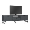 Έπιπλο τηλεόρασης Jasmine Megapap χρώμα ανθρακί 170x35x50εκ. Έπιπλο τηλεόρασης Jasmine Megapap χρώμα ανθρακί 170x35x50εκ.