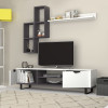 Σύνθεση τηλεόρασης Lonsa Megapap χρώμα λευκό 160x35x40εκ.