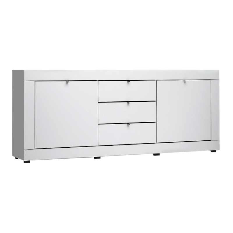 Μπουφές Ocean Megapap χρώμα λευκό 210x45x86εκ. Μπουφές Ocean Megapap χρώμα λευκό 210x45x86εκ.