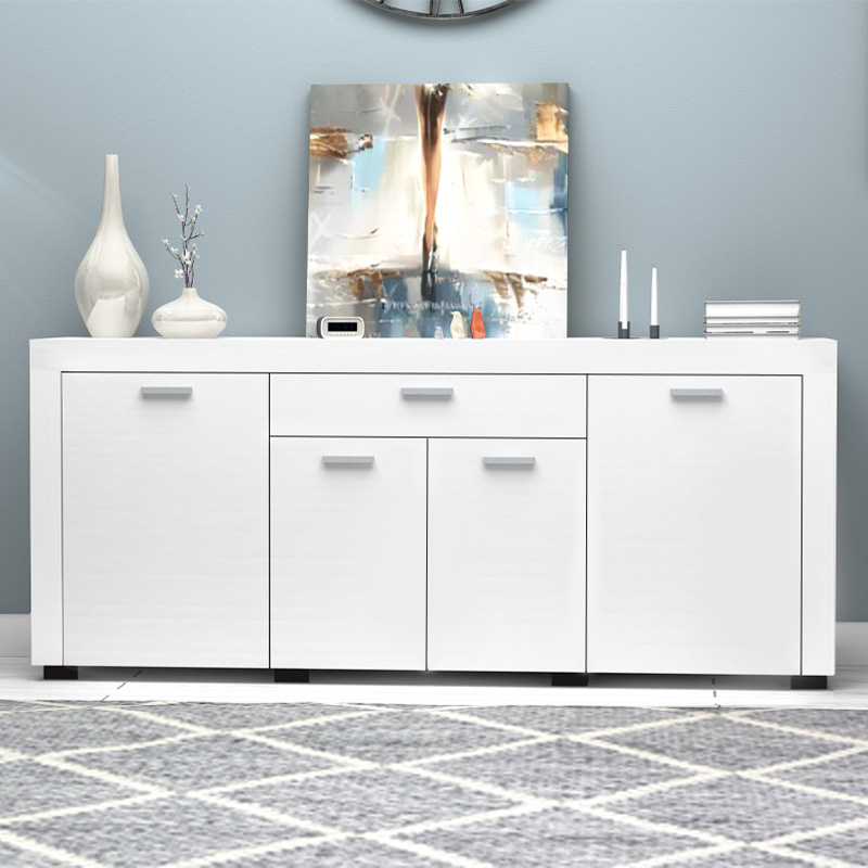 Μπουφές Joseph Megapap χρώμα λευκό 177x40x76εκ. Μπουφές Joseph Megapap χρώμα λευκό 177x40x76εκ.