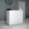 Γραφείο υποδοχής - reception Gemini Megapap χρώμα λευκό 120x70x110εκ. Γραφείο υποδοχής - reception Gemini Megapap χρώμα λευκό 120x70x110εκ.
