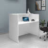Γραφείο υποδοχής - reception Gemini Megapap χρώμα λευκό 150x70x110εκ. Γραφείο υποδοχής - reception Gemini Megapap χρώμα λευκό 150x70x110εκ.