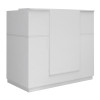 Γραφείο υποδοχής - reception Gemini Megapap χρώμα λευκό 150x70x110εκ. Γραφείο υποδοχής - reception Gemini Megapap χρώμα λευκό 150x70x110εκ.