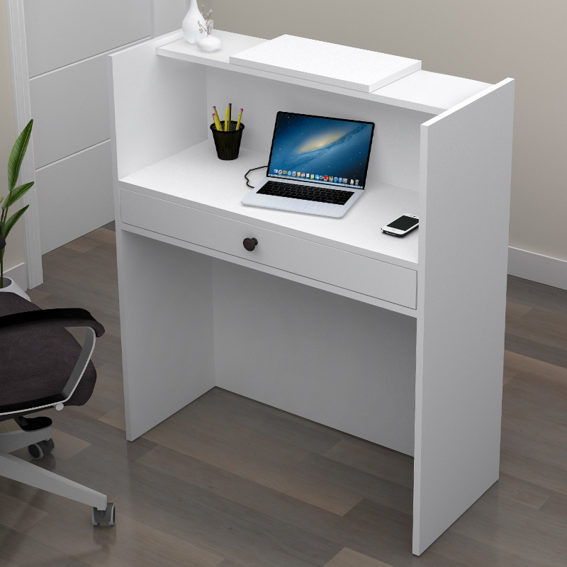 Γραφείο υποδοχής - reception Mezzo Megapap χρώμα λευκό 90x40x110εκ. Γραφείο υποδοχής - reception Mezzo Megapap χρώμα λευκό 90x40x110εκ.