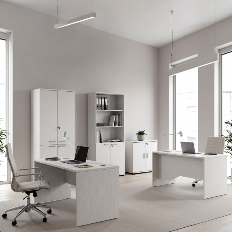 Γραφείο επαγγελματικό Venturo Megapap χρώμα λευκό 150x80x75εκ. Γραφείο επαγγελματικό Venturo Megapap χρώμα λευκό 150x80x75εκ.