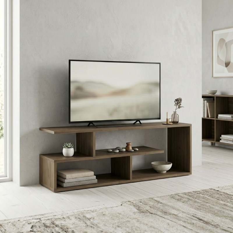 Έπιπλο τηλεόρασης Forever Megapap χρώμα καρυδί 120x30x40cm. Έπιπλο τηλεόρασης Forever Megapap χρώμα καρυδί 120x30x40cm.