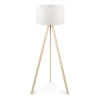 Φωτιστικό δαπέδου Rosling Megapap Mdf/ύφασμα Pvc χρώμα φυσικό/λευκό 38x21x140εκ. Φωτιστικό δαπέδου Rosling Megapap Mdf/ύφασμα Pvc χρώμα φυσικό/λευκό 38x21x140εκ.
