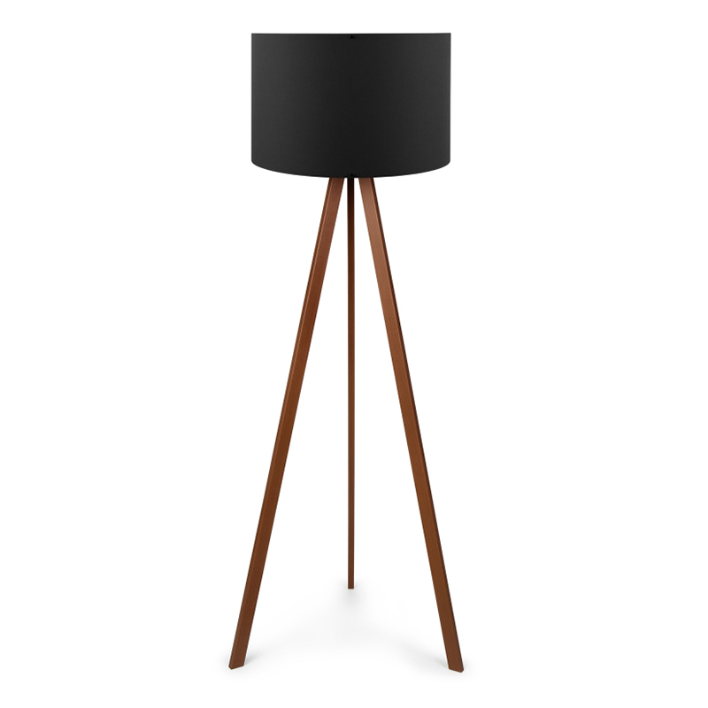 Φωτιστικό δαπέδου Rosling Megapap Mdf/ύφασμα Pvc χρωμα καρυδί/μαύρο 38x21x140εκ. Φωτιστικό δαπέδου Rosling Megapap Mdf/ύφασμα Pvc χρωμα καρυδί/μαύρο 38x21x140εκ.