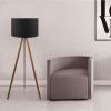Φωτιστικό δαπέδου Rosling Megapap Mdf/ύφασμα Pvc χρωμα καρυδί/μαύρο 38x21x140εκ. Φωτιστικό δαπέδου Rosling Megapap Mdf/ύφασμα Pvc χρωμα καρυδί/μαύρο 38x21x140εκ.