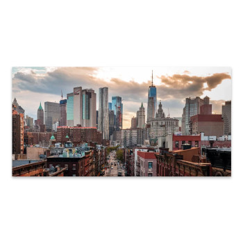 Πίνακας σε καμβά "New York Manhattan" Megapap ψηφιακής εκτύπωσης 140x70x3εκ. Πίνακας σε καμβά "New York Manhattan" Megapap ψηφιακής εκτύπωσης 140x70x3εκ.